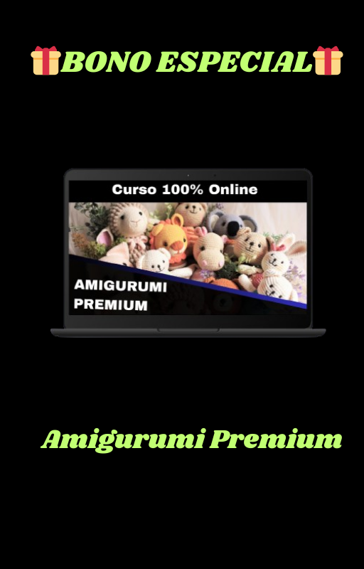 Portada bono: Curso Online Amigurumi Premium