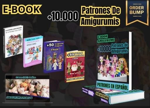 E-book Nuevo Tesoro Amigurumi, más de 10.000 patrones de amigurumi en español